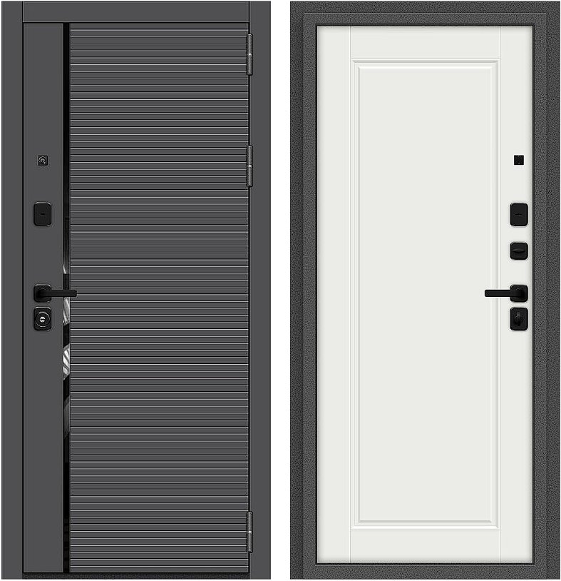 Дверь Браво Optim Z-3 Графит/Белый DIS007400