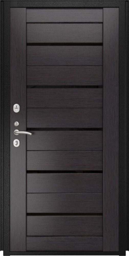 Товар Дверь ДвериПРО Квадро СБ-1 (лак.черное, 16мм, венге) DPRO195830