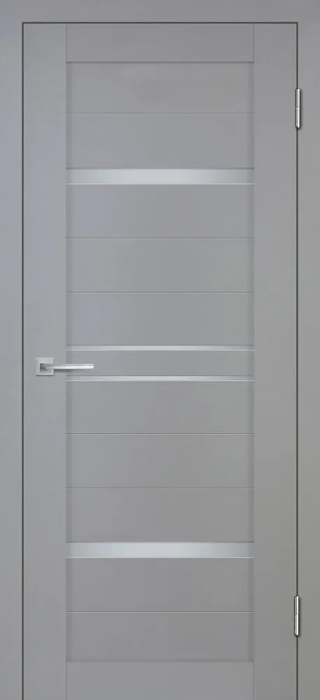 Межкомнатная дверь Деко-18 nanotex soft серый тик